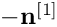 $
-\mathbf{n}^{[1]} $
