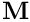 $ \mathbf{M} $