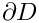 $ \partial D$