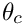 $ \theta_{c} $