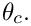 $ \theta_{c}. $