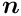 $ \mbox{\boldmath$n$}$