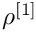 $ \rho^{[1]} $