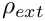 $ \rho_{ext} $